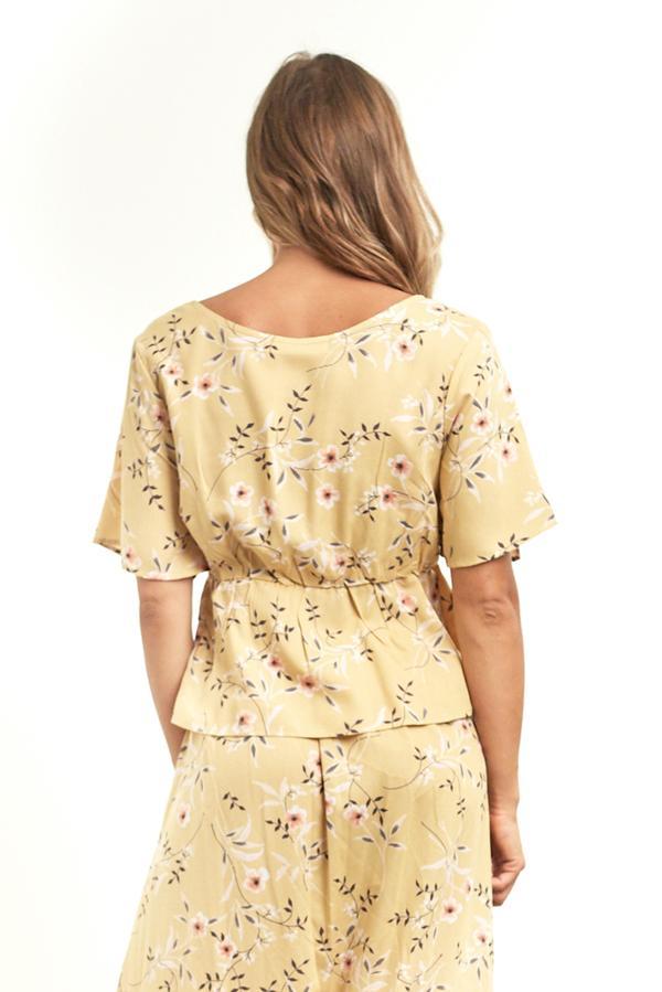 Saltwater Luxe Libby Tie Top Floral