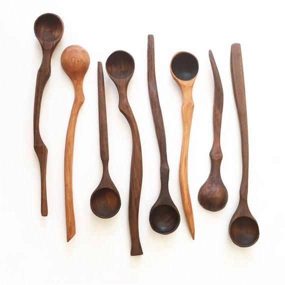 Collin Garrity Handmade Wood Spoon Flame Hardened