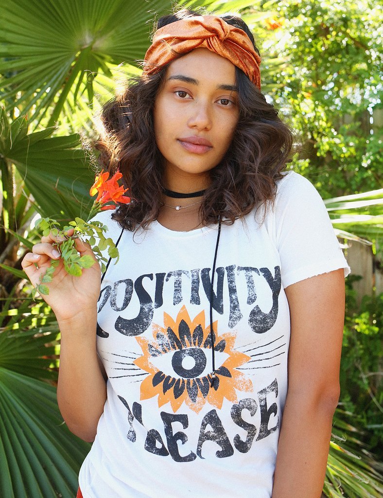 Dazey LA Positivity Please Tee - Medium