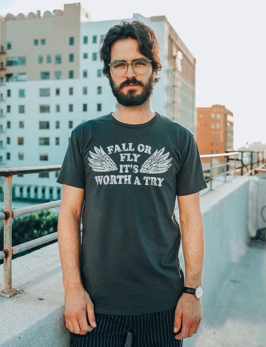 Dazey LA  Fall or Fly Tee - Medium