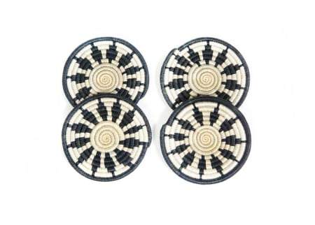 Kazi Black & White Hope Coasters