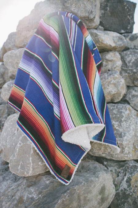 Sueno River - Dark Blue And Serape