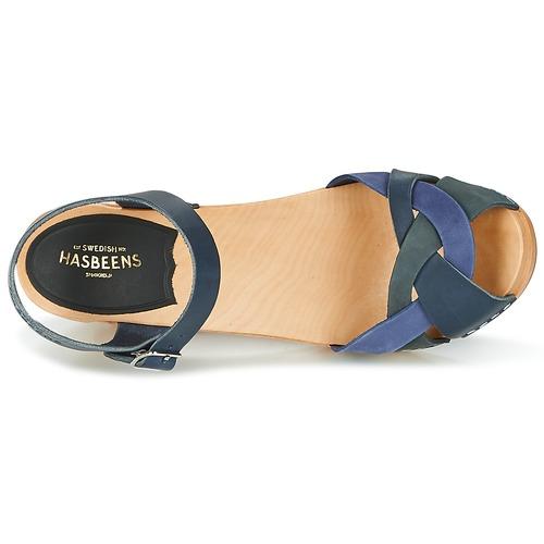 Swedish Hasbeens Kringlan - Blue - Size 39