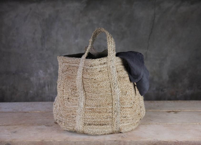 Nkuku Braided Hemp Basket