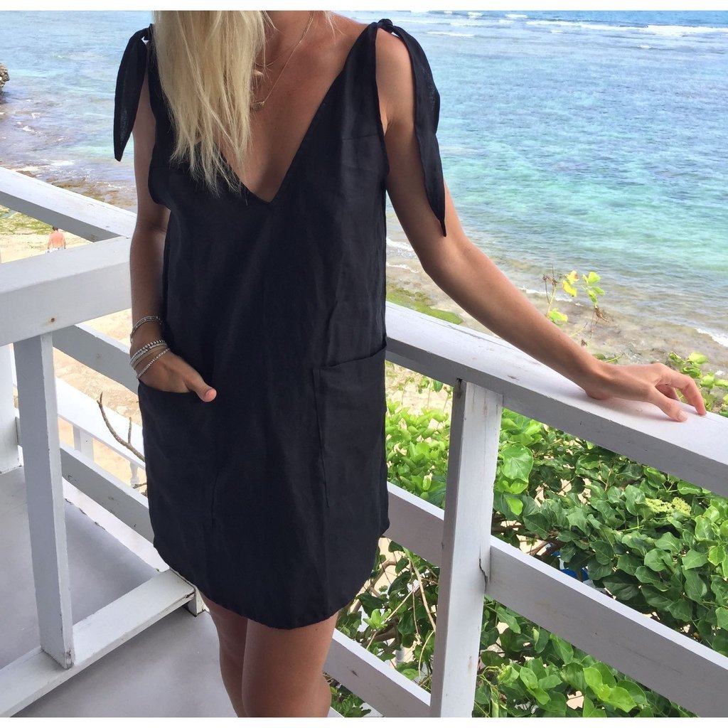 LJC Designs Drifter Dress - Black - Small