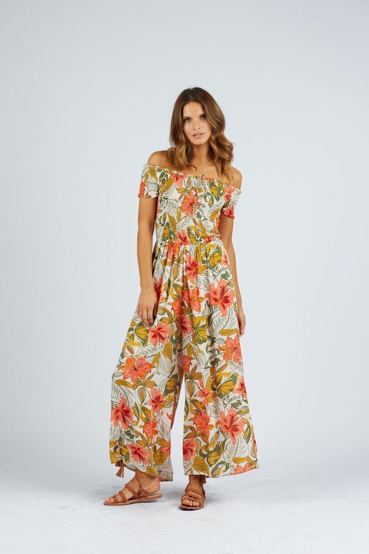 Cleobella Nohea Jumpsuit Tropical Indian
