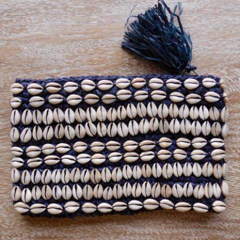 LJC Designs Raffia Clutch