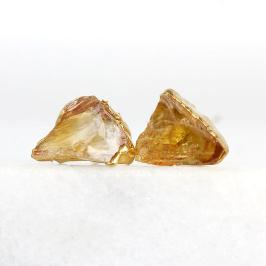 Dani Barbe Citrine Studs