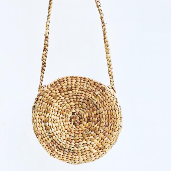LJC Designs Gili Round Basket Bag