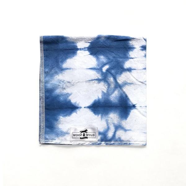 Woof And Wild Hudson- Dog Bandanas (S) (15" ×15" Square)