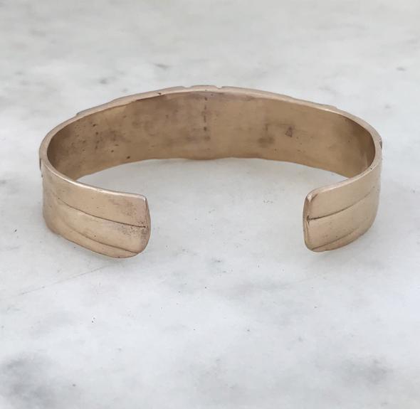 Mimosa Petite Pelican Cuff Bracelet - Bronze