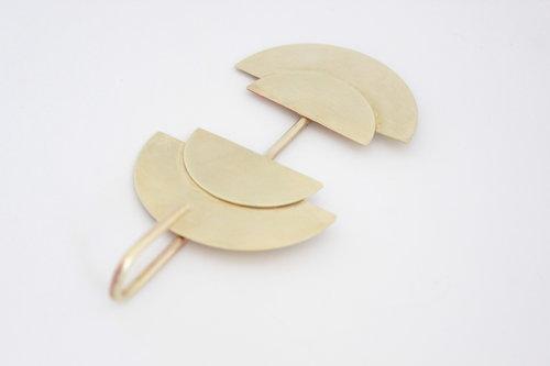 Bright Star and Buffalo - Double Half Moon Wall Hook