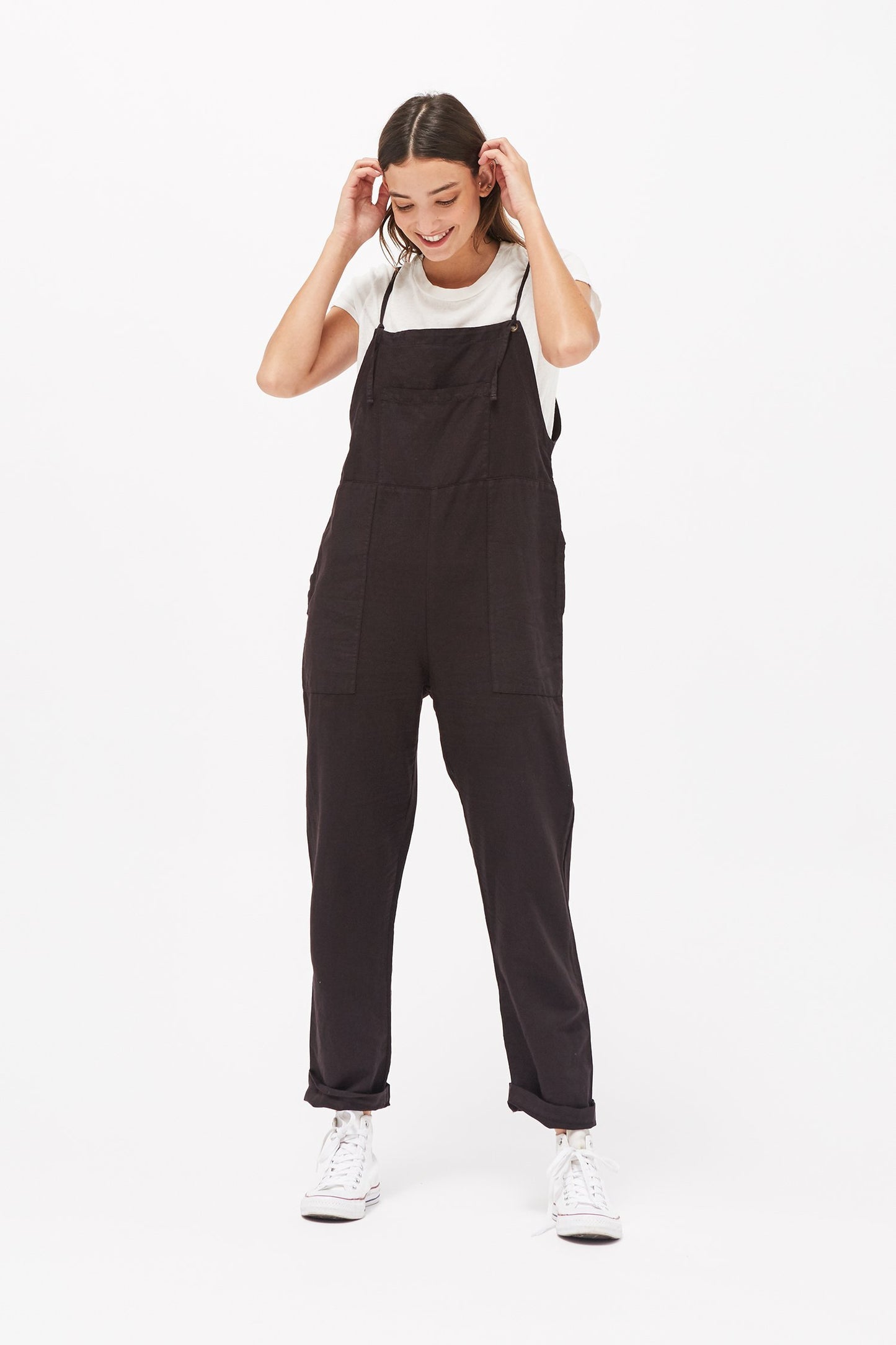 LaCausa Cezanne Overalls - Tar - Large