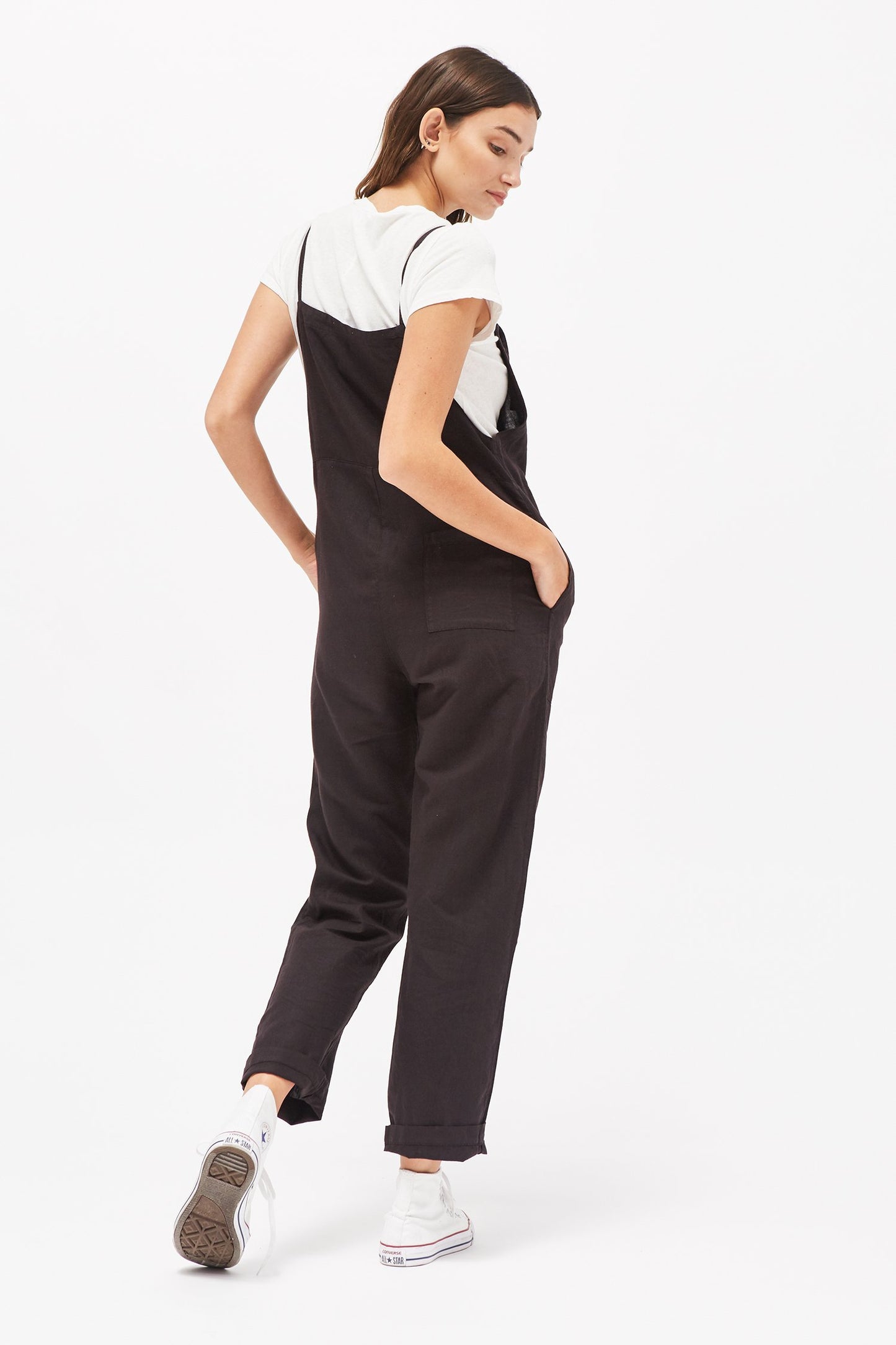 LaCausa Cezanne Overalls - Tar - Medium