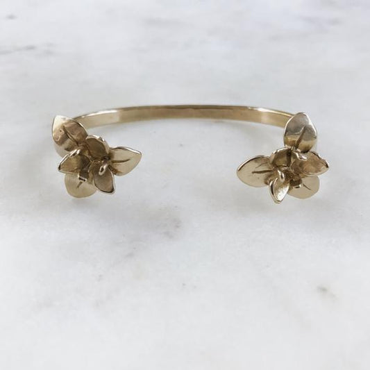 Mimosa Double Iris Bangle Bronze