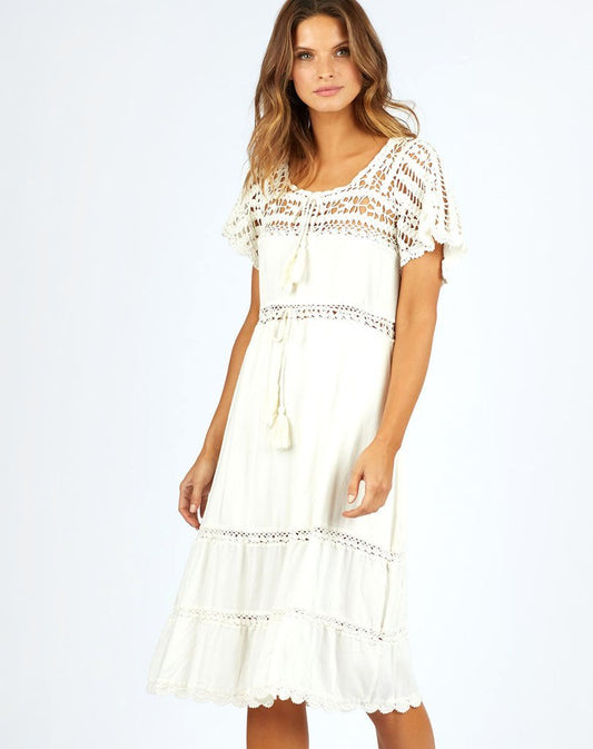 Cleobella Keys Dress Ivory