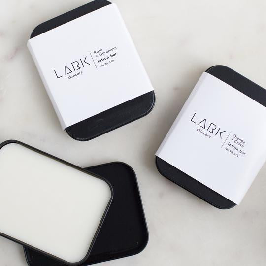 Lark Skin Care Lotion Bars (Orange & Clove)