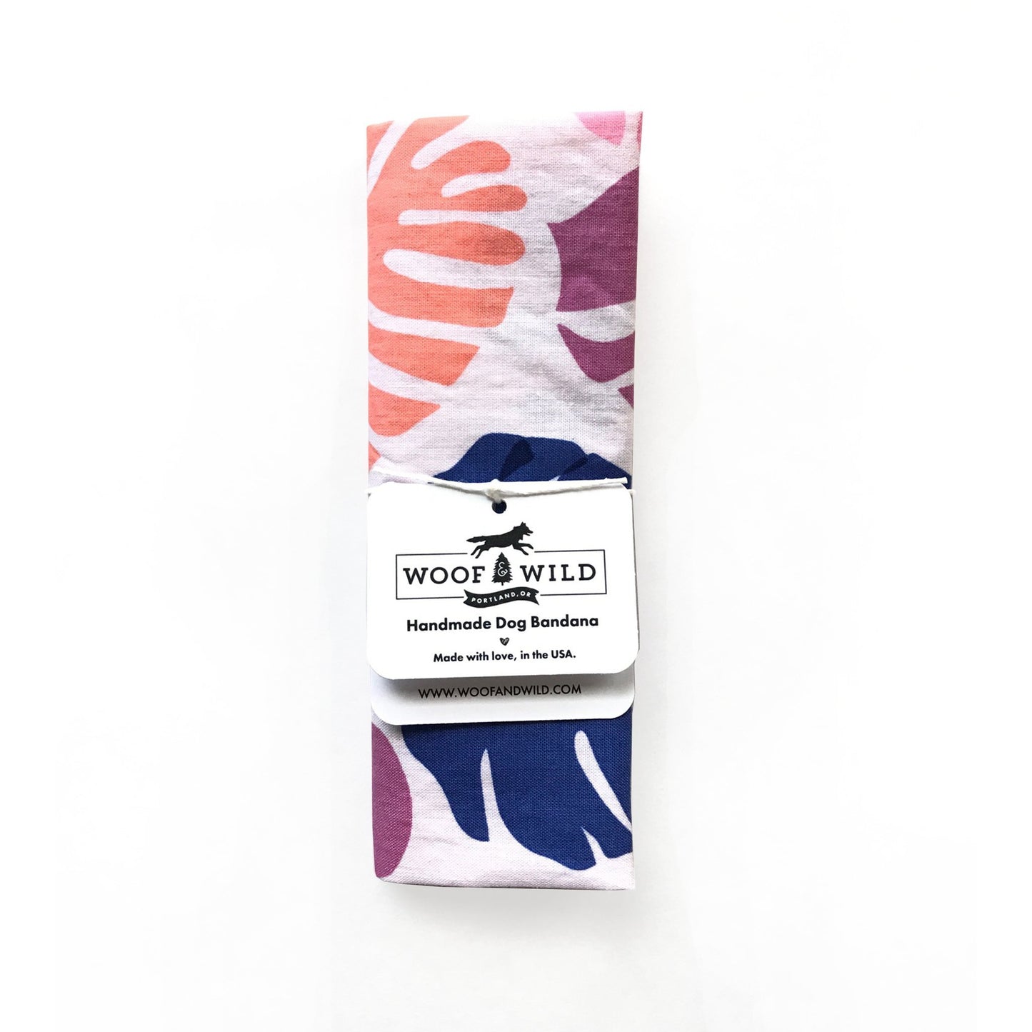 Woof And Wild Maui - Dog Bandana (S) (15" ×15" Square)