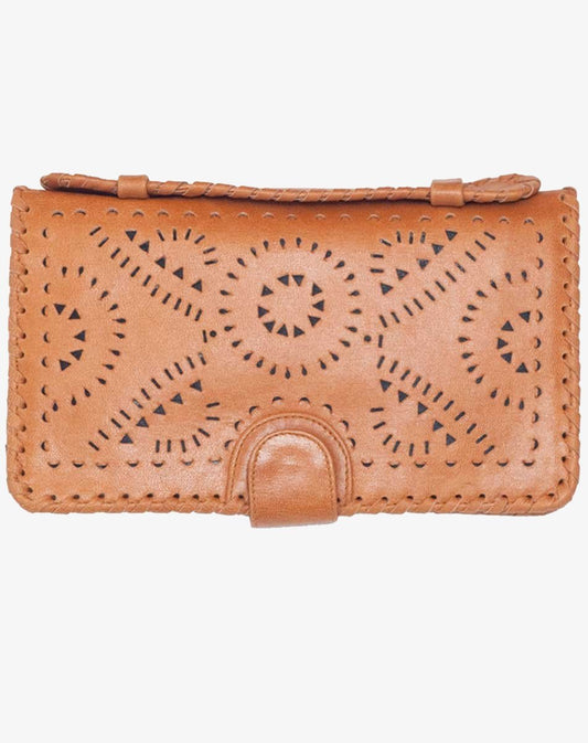 Cleobella Mexicana Clutch Tan