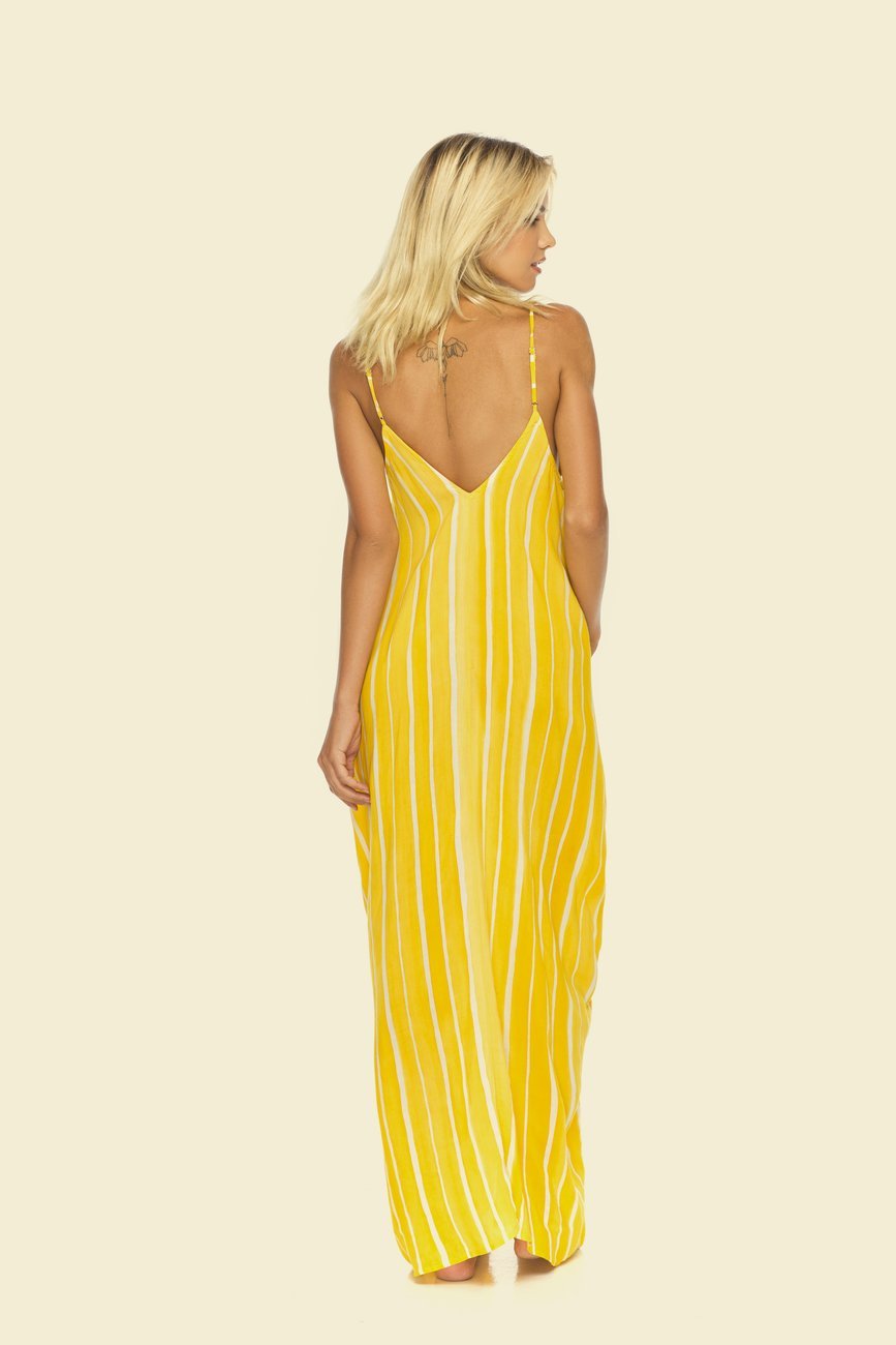 Indah Nala Bee Stripe Maxi