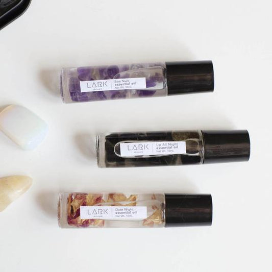 Lark Skin Care Crystal-infuesd Essential Oil Night