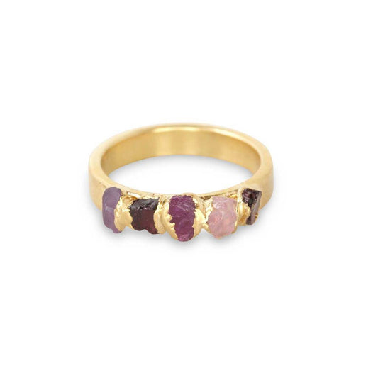 Dani Barbe Ruby Garnet Spinel Stacking Ring (8)