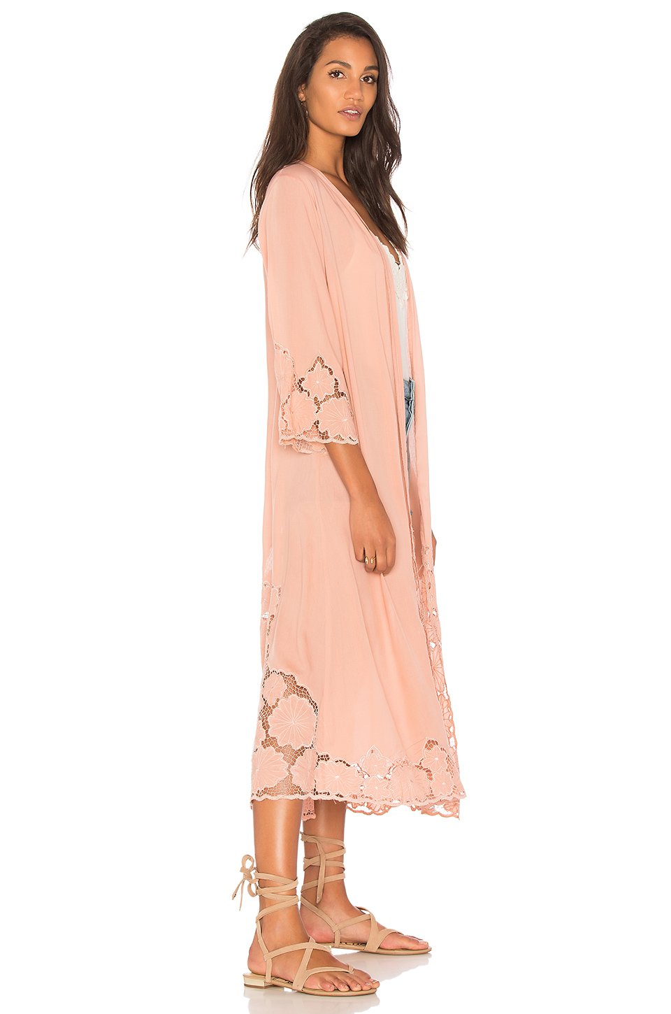 Tiare Hawaii Jagger Kimono - Mauve