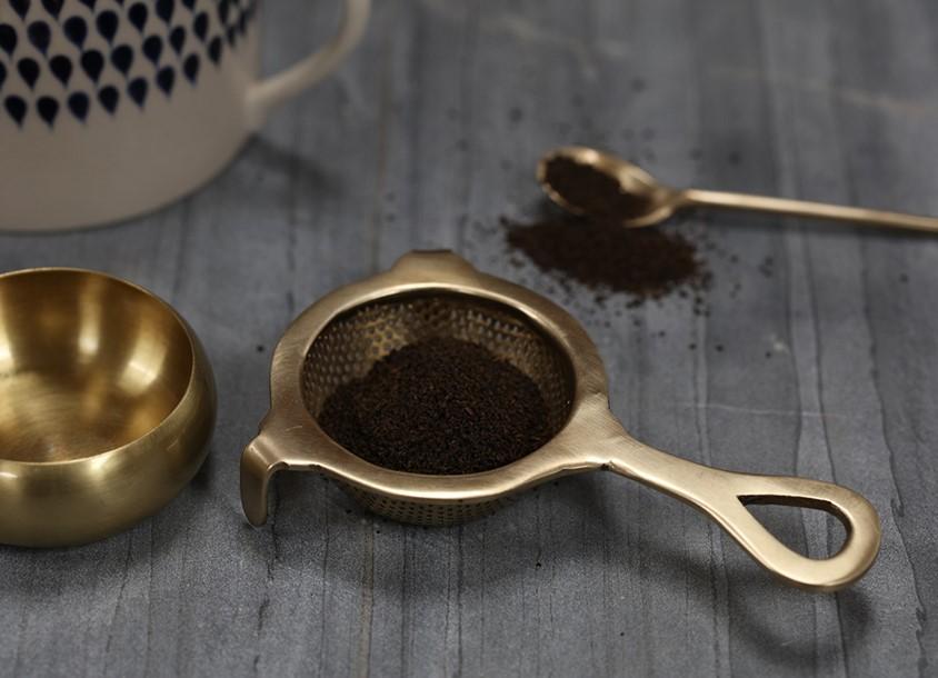 Nkuku Brass Tea Strainer