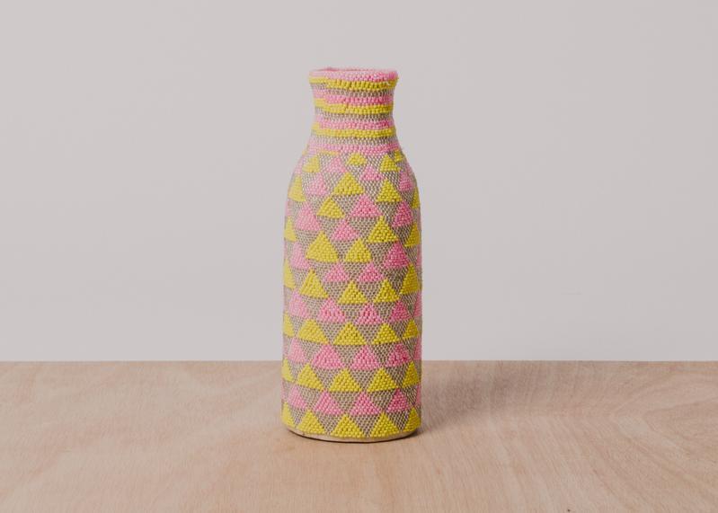 Kazi Beaded Pink, Sun + Pearl Bud Vase