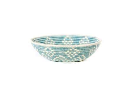 Kazi Large Silver Blue Ikaze Basket