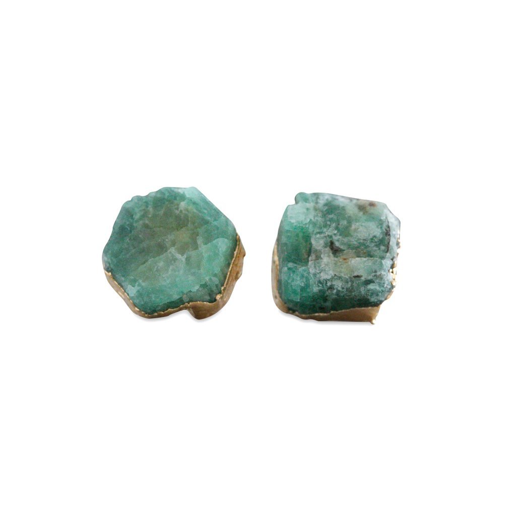 Dani Barbe Emerald Studs