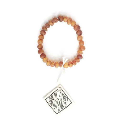 Canyon Leaf Adult Raw Baltic Amber Bracelet (Ombre)