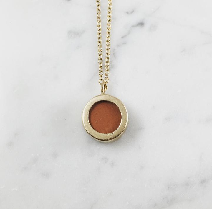 Mimosa Essential Oil Diffuser Necklace