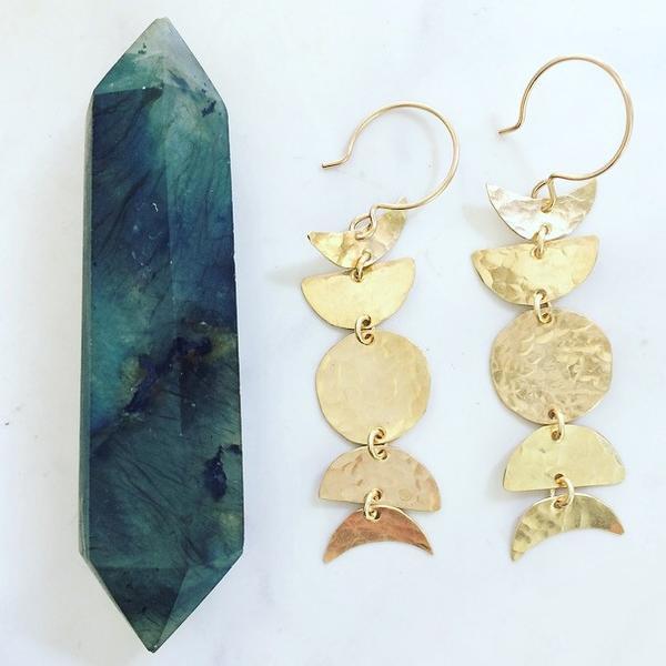 Navone Moon Phases Earrings