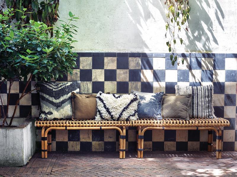 HK Living - Rattan Bench