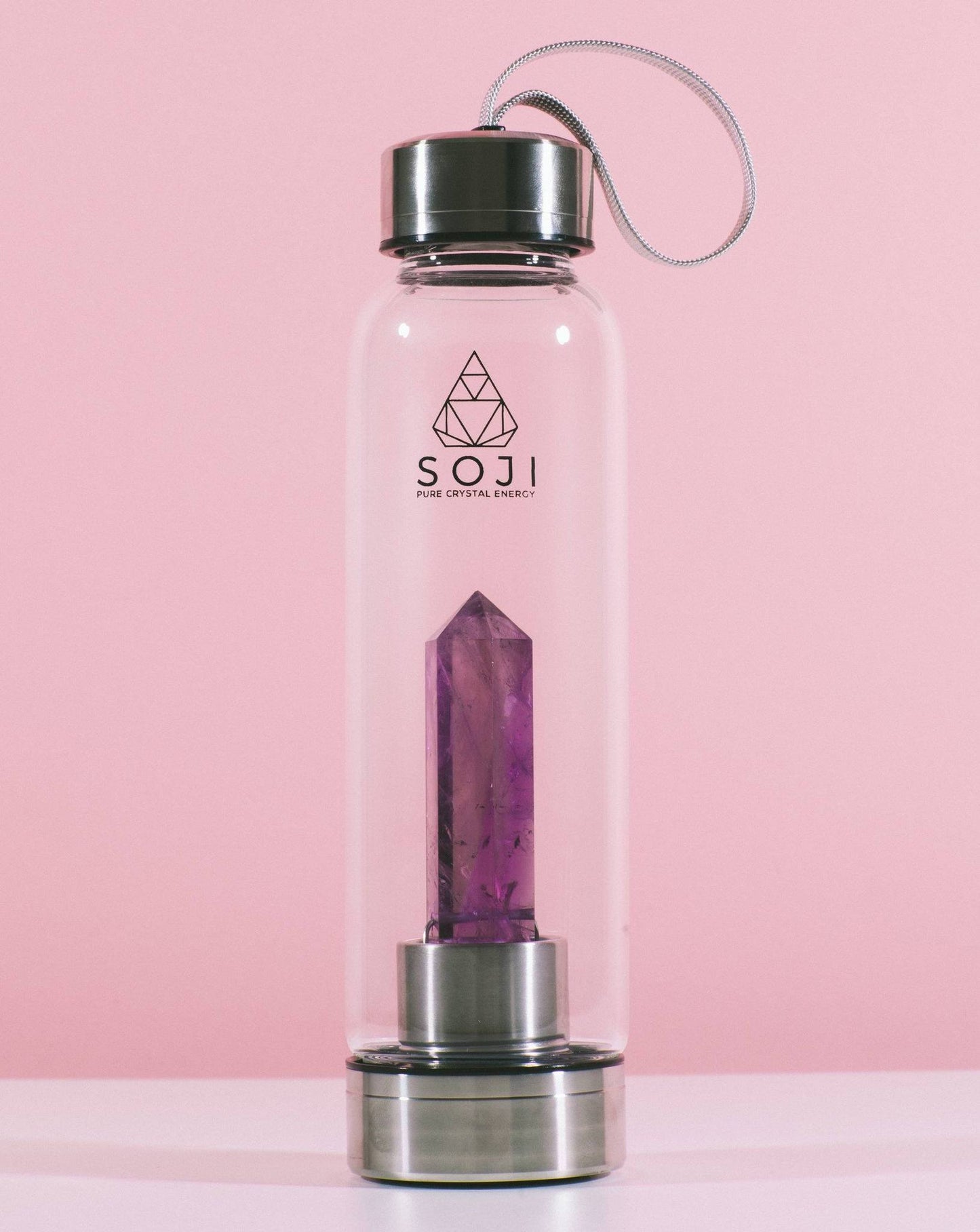 Soji Amethyst Crystal Water Bottle