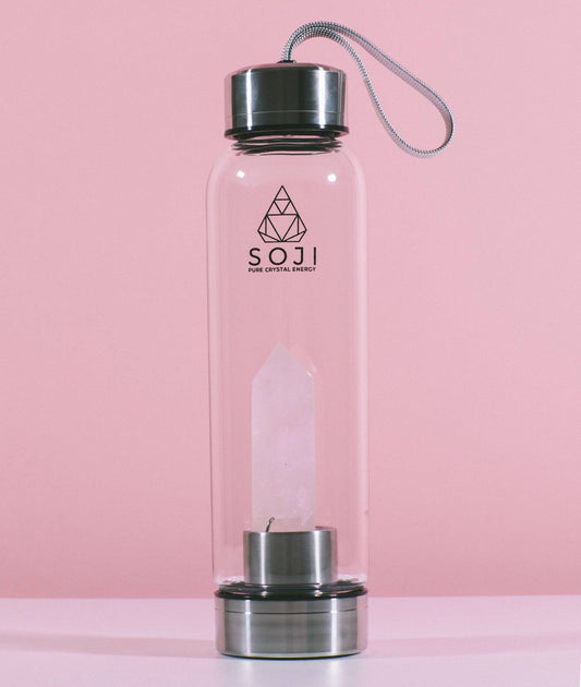 Soji Rose Quartz Water Bottle