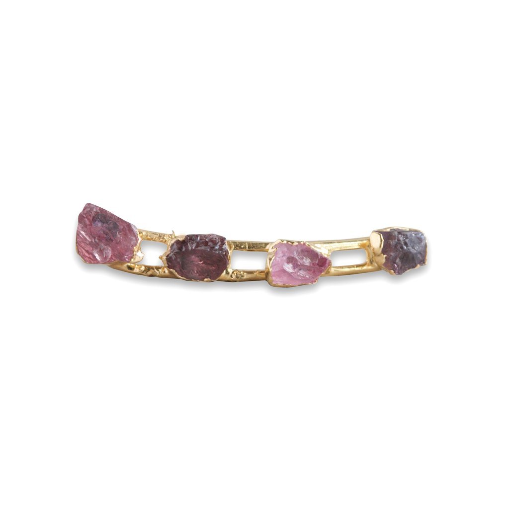 Dani Barbe Ruby Garnet Spinel Ear Climber