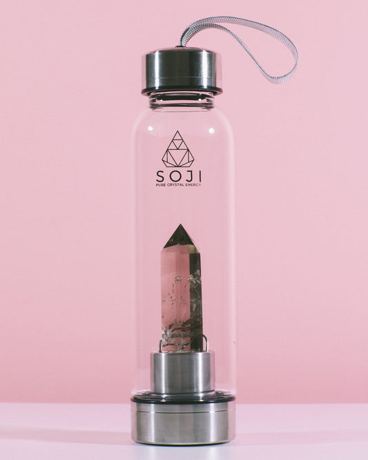 Soji Smokey Quartz Water Bottle