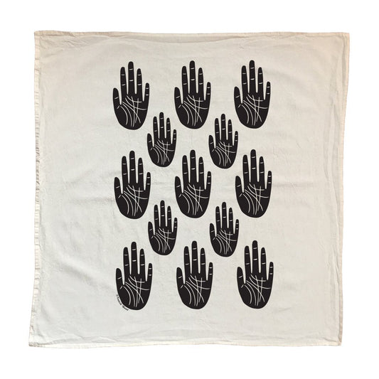 Native Bear Wise Palm Tea Towel
